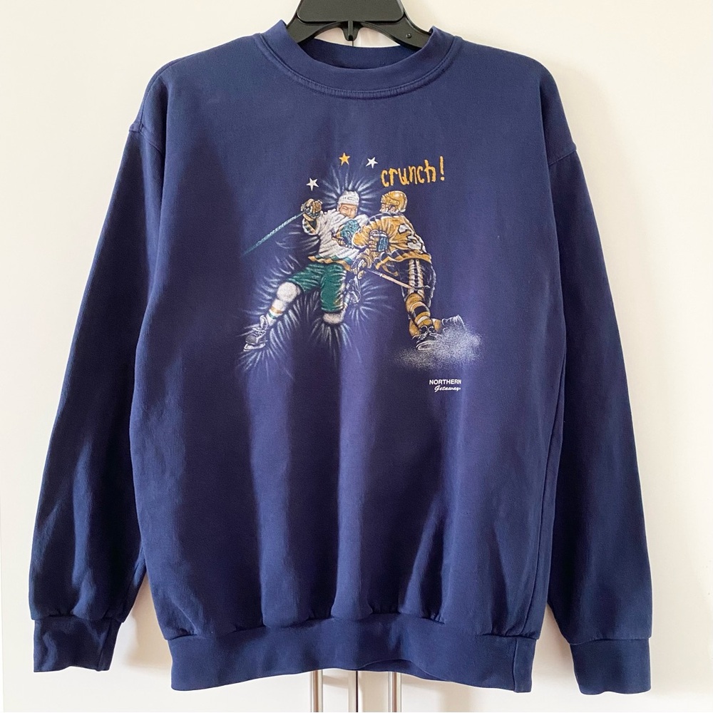 Vintage Northern Getaway Hockey Fighting Sweatshirt